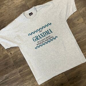 Vintage Grandma Is A Lean Mean Spoiling Machine Tshirt Size Large USA Made (448)